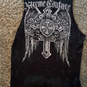 Xtreme Couture Black Graphic Tee - Men's Short Sleeve